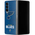 NHL St. Louis Blues Distressed Galaxy Z Fold4 5G Skin